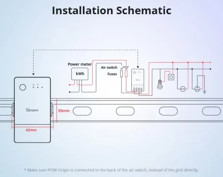 SONOFF POW Origin Smart Power Meter Switch( POWR2 Upgrade Version) 10