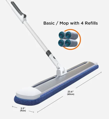 Joybos® Retractable Handle Microfiber Cleaning Mop 10