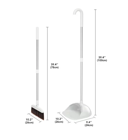 Joybos® Household Magnetic Suction U-shaped Broom Dustpan Set 9