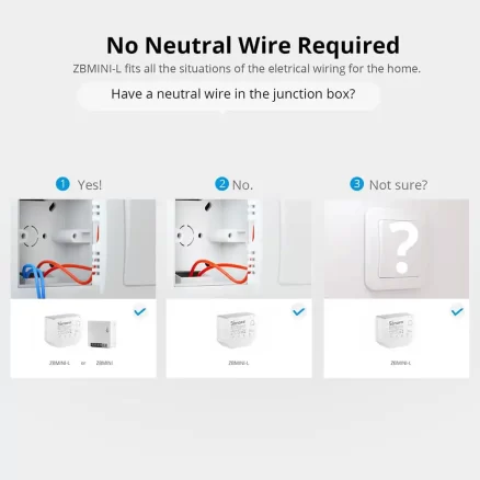 SONOFF ZBMINI-L Zigbee 3.0 Smart Switch – No Neutral Wire Required 6