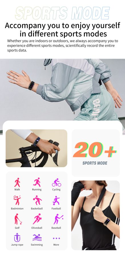 H80 Female Smart Watch | Sport Smart Bracelet | 1.47 Inch Curved Full Touch Screen | Exercise Heart Monitoring | Blood Oxygen Monitoring 3