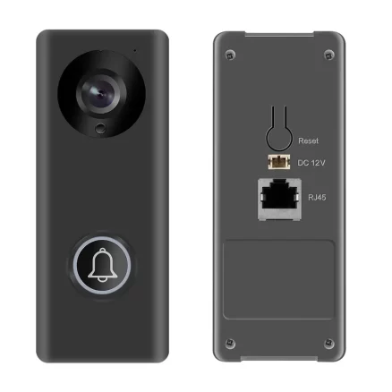 Tuya Smart Life 1080P FHD H.265 IP Audio Video Doorbell 12V DC 48V POE Wired Unlock Lock Door Bell Camera with 140 View Angle - Image 7