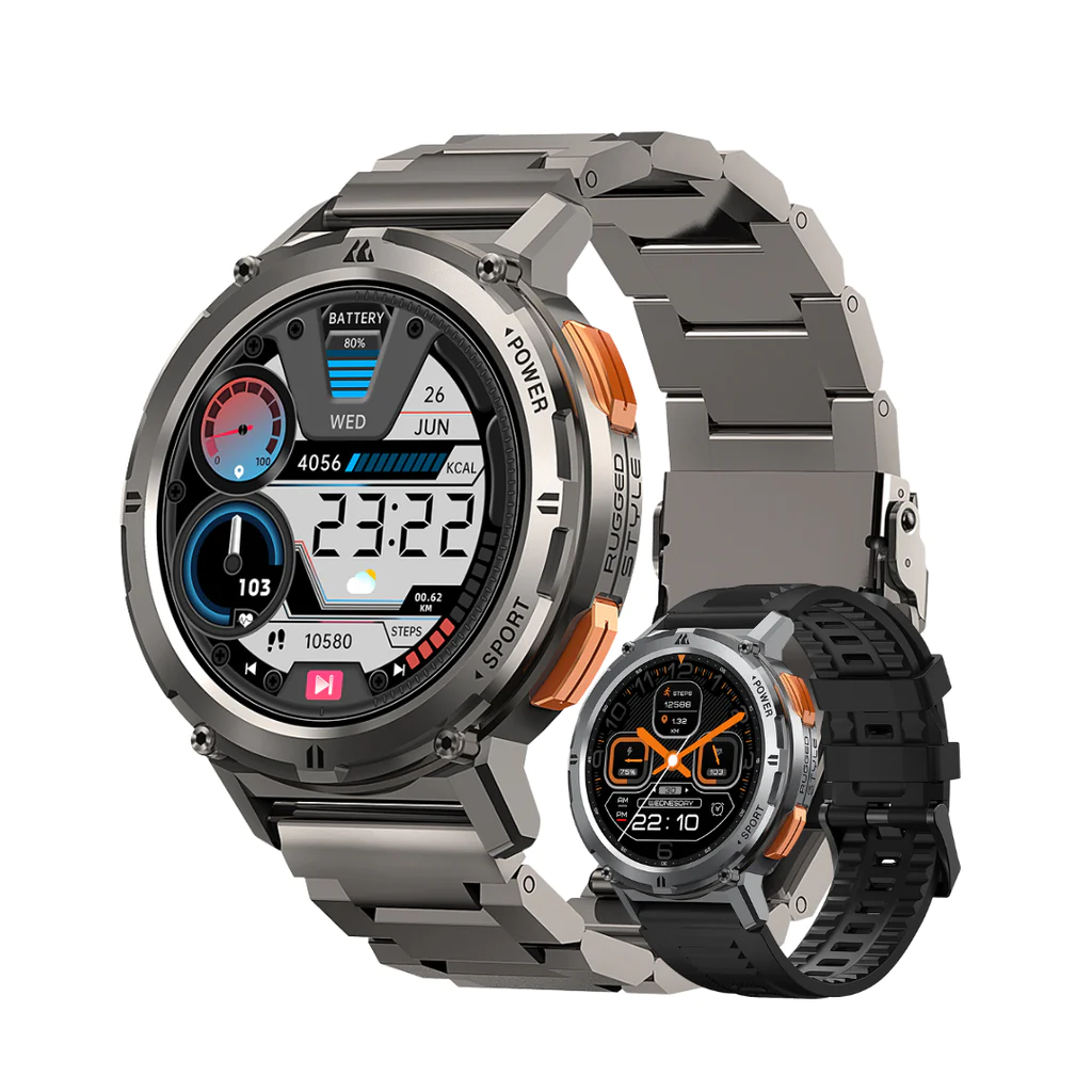KOSPET TANK T2 Smartwatch | 5ATM & IP69K Waterproof 1.43