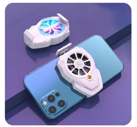 Mobile Phone Cooler Radiator for iPhone/Android Game Phone Cooling Fan Digital Display Bracket 5