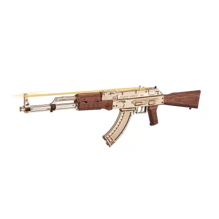 AK-47 ROKR Assault Rifle Gun Toy 3D Wooden Puzzle LQ901 - Image 8