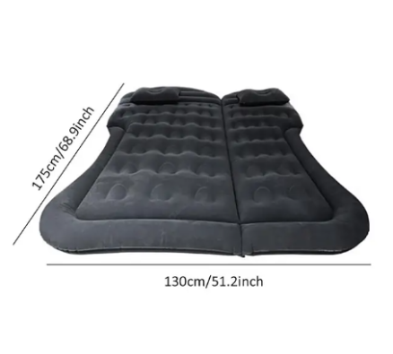 Camping Mattress For Car Sleeping Bed Travel Inflatable Mattress Air Bed For Car Universal SUV Extended With Two Air Pillows 2