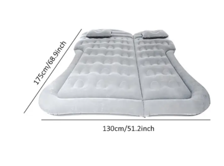 Camping Mattress For Car Sleeping Bed Travel Inflatable Mattress Air Bed For Car Universal SUV Extended With Two Air Pillows 3