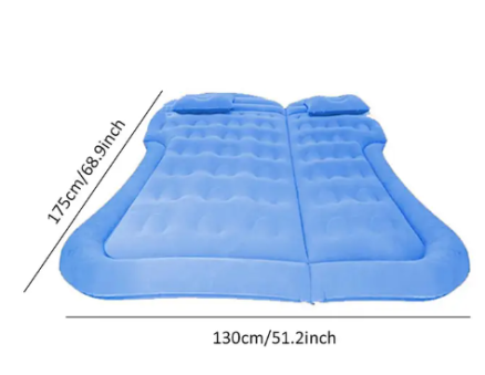Camping Mattress For Car Sleeping Bed Travel Inflatable Mattress Air Bed For Car Universal SUV Extended With Two Air Pillows 4