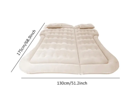 Camping Mattress For Car Sleeping Bed Travel Inflatable Mattress Air Bed For Car Universal SUV Extended With Two Air Pillows 5