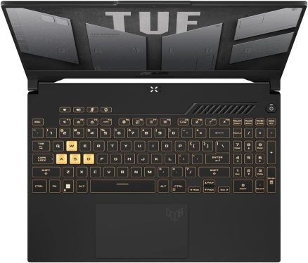 ASUS TUF Gaming F15 (2022) Gaming Laptop, 15.6” FHD 144Hz Display, GeForce RTX 3050, Intel Core i5-12500H, 16GB DDR4, 512GB PCIe SSD, Wi-Fi 6, Windows 11, FX507ZC-ES53,Mecha Gray 9