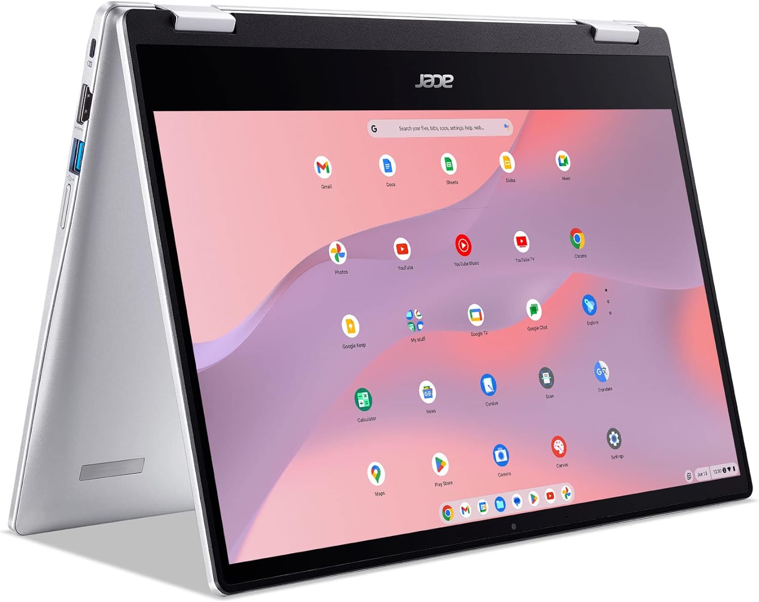Acer Chromebook Spin 314 | Intel Pentium Silver N6000 | 14" HD Corning Gorilla Glass Touch Display | 4GB LPDDR4X | 128GB eMMC | Intel Wi-Fi 6 AX201 | Chrome OS | CP314-1H-P9G7 2