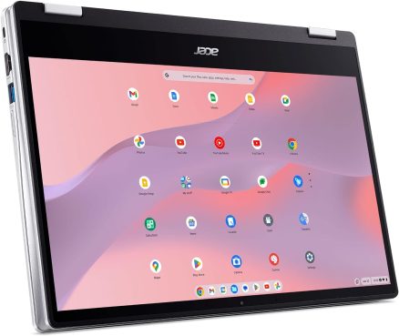 Acer Chromebook Spin 314 | Intel Pentium Silver N6000 | 14" HD Corning Gorilla Glass Touch Display | 4GB LPDDR4X | 128GB eMMC | Intel Wi-Fi 6 AX201 | Chrome OS | CP314-1H-P9G7 10