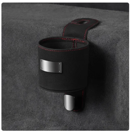 Car Hook Storage Box Seat Back Milk Bottle Beverage Cup Holder Suede Rear Storage Car Storage Box Hook 8