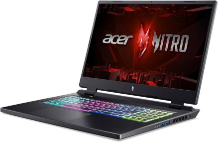 Acer Nitro 17 Gaming Laptop AMD Ryzen 7 7840HS Octa-Core CPU 17.3" FHD 165Hz IPS Display NVIDIA GeForce RTX 4050 16GB DDR5 1TB SSD Wi-Fi 6E RGB Backlit KB AN17-41-R6L9 8