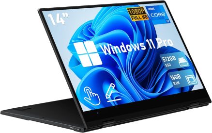 FUNYET Touchscreen Laptop Computer | 14 Inch 2 in 1 Gaming Laptop | Intel Core i7-1265U | 16GB RAM 512GB SSD | 1920 x 1080 | Fingerprint Unlock | Backlit Keyboard | Wi-Fi 6 | BT5.2 | Windows 11 Pro 8