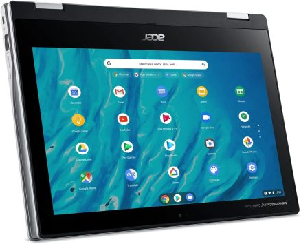 Acer Spin 311 3H 11.6'' 2-in-1 Touchscreen Chromebook (8-Core MediaTek MT8183C, 64GB eMMC, 4GB RAM, Stylus) Flip Convertible Laptop, 15-Hr Battery Life, IST Pen, Webcam, Chrome OS, Pure Silver 6