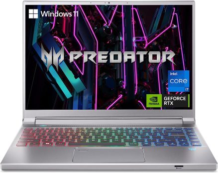 Acer Predator Triton 14 Gaming/Creator Laptop | 13th Gen Intel i7-13700H | NVIDIA GeForce RTX 4050 | 14" WUXGA 165Hz G-SYNC Display | 16GB LPDDR5 | 512GB PCIe Gen 4 SSD | Killer WiFi 6E | PT14-51-78B4 1