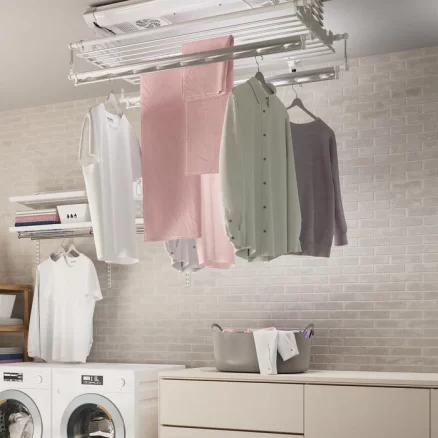 Foxydry Air: Remote Controlled, Adjustable Ceiling Electric Drying Rack 7