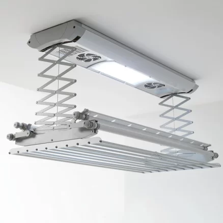 Foxydry Air: Remote Controlled, Adjustable Ceiling Electric Drying Rack 9