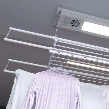 Foxydry Air: Remote Controlled, Adjustable Ceiling Electric Drying Rack 13