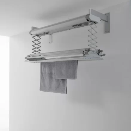 Foxydry Air Wall-Mounted Electric Drying Rack: Space-Saving, Remote-Controlled, Energy-Efficient 7