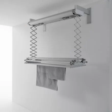 Foxydry Air Wall-Mounted Electric Drying Rack: Space-Saving, Remote-Controlled, Energy-Efficient 8