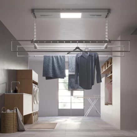 Foxydry Pro: The Ultimate Ceiling-Mounted Electric Drying Rack Solution Warm Ventillation 10