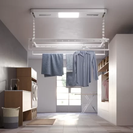 Foxydry Pro: The Ultimate Ceiling-Mounted Electric Drying Rack Solution Warm Ventillation 14