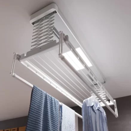 Foxydry Pro: The Ultimate Ceiling-Mounted Electric Drying Rack Solution Warm Ventillation 16