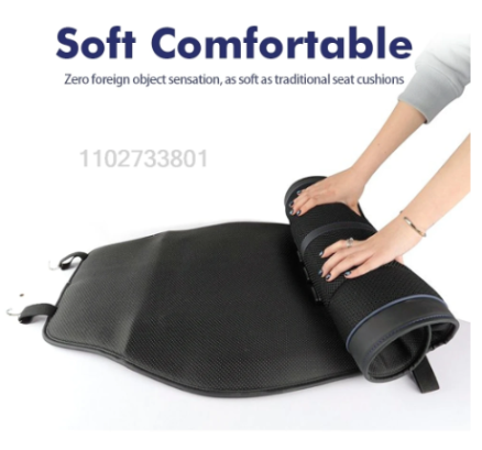 DC 12V Cooling Car Seat Cushion Summer Cool Blowing With Massage Seat Covers Ventilation Automatic Switch Seat Car Accessories 2