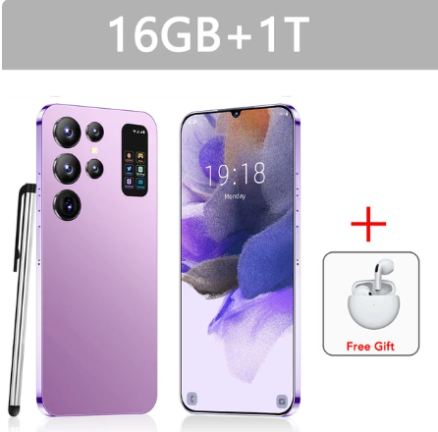 2024 Original S24 Ultra Smartphone 5G 7.0HD 16G+1T Dual Sim Cellphones Android Cell Phone Face Recognition 7000mAh Mobile Phone 11