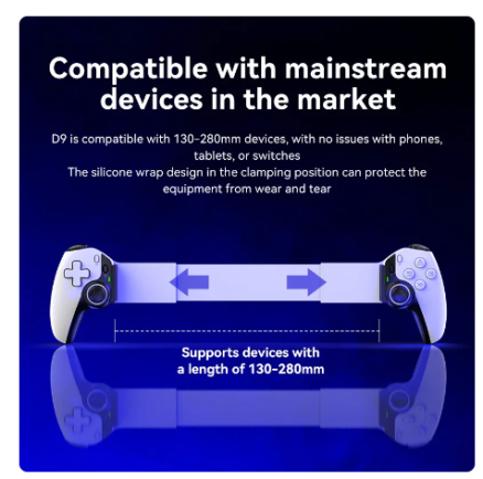 D9 Mobile Phone Stretching Game Controller Wireless Bluetooth PC Tablet For Switch/PS3/PS4 Dual Hall Somatosensory Controller 11