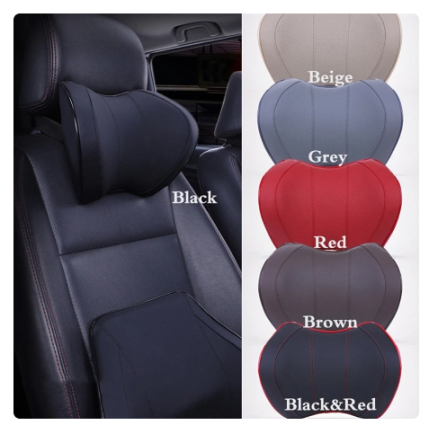 Car Seat Head Neck Rest Massage Auto Pillow Space Memory Neck Headrest Car Vehicular Pillow Seat Headrest Accessories - Image 13