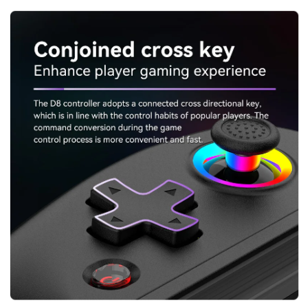 Hot Sale D8 Telescopic Gaming Controller Streaming Gamepad for Tablet Android iOS PS3 PS4 Switch PC Joystick with Hall Trigger 16