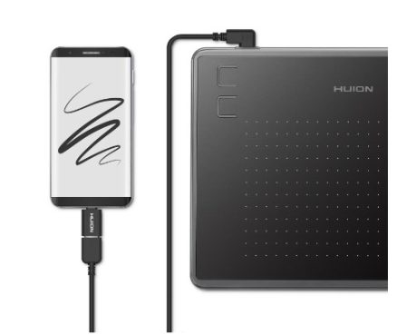 Huion H430P 4.8*3 Inches Digital Tablet Handwriting Graphic Drawing Signature Board Writing Kit 4096 Levels Pressure 5080lpi 2