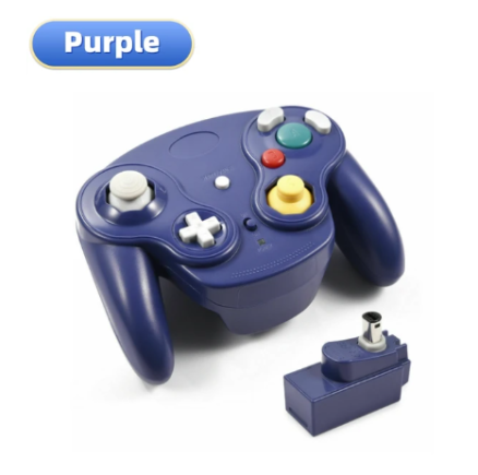 5 Colors Wireless Gamepad Controller for NGC game console with 2.4G Adapter Gamepads Joystick for GameCube Video Game Console 3