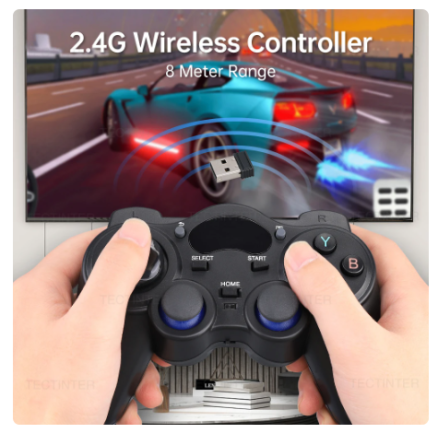 2.4 G Controller Gamepad Android Wireless Joystick Joypad with OTG Converter For PS3/Smart Phone For Tablet PC Smart TV Box - Image 3