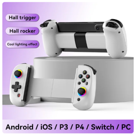 Hot Sale D8 Telescopic Gaming Controller Streaming Gamepad for Tablet Android iOS PS3 PS4 Switch PC Joystick with Hall Trigger 4