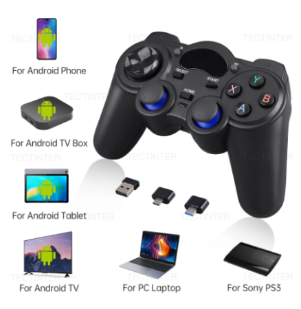 2.4 G Controller Gamepad Android Wireless Joystick Joypad with OTG Converter For PS3/Smart Phone For Tablet PC Smart TV Box