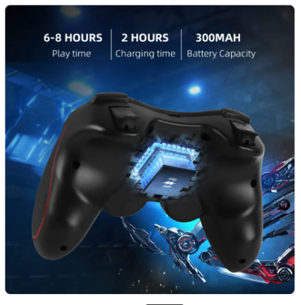 GAMINJA Wireless Bluetooth Gamepad PC Game Controller Gaming Joystick For Android Mobile Phone TV Box Playstation 3 Tablet PC 6