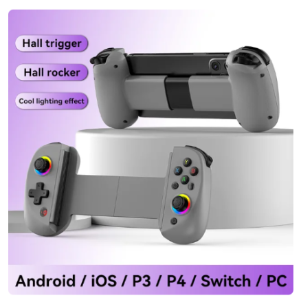 Hot Sale D8 Telescopic Gaming Controller Streaming Gamepad for Tablet Android iOS PS3 PS4 Switch PC Joystick with Hall Trigger 5