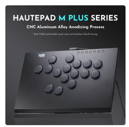 Haute42 Aluminium Alloy joystick Arcade Hitbox Leverless Controller Controle Arcade For PC/ Ps4 / ps5/Steam Fightstick Hitbox 6
