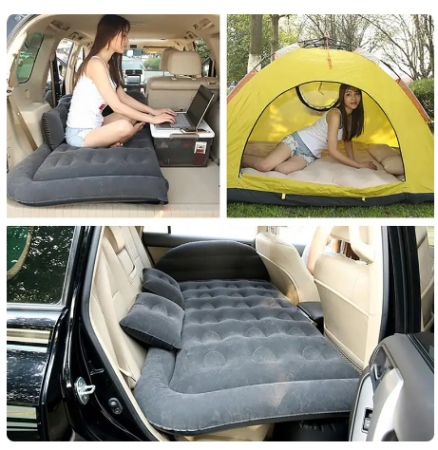 Camping Mattress For Car Sleeping Bed Travel Inflatable Mattress Air Bed For Car Universal SUV Extended With Two Air Pillows 14