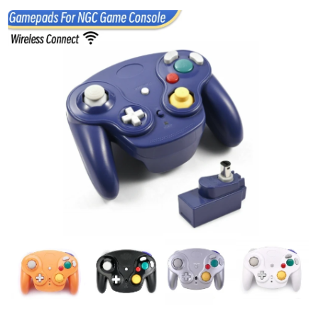 5 Colors Wireless Gamepad Controller for NGC game console with 2.4G Adapter Gamepads Joystick for GameCube Video Game Console 7