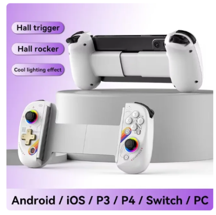 Hot Sale D8 Telescopic Gaming Controller Streaming Gamepad for Tablet Android iOS PS3 PS4 Switch PC Joystick with Hall Trigger 7