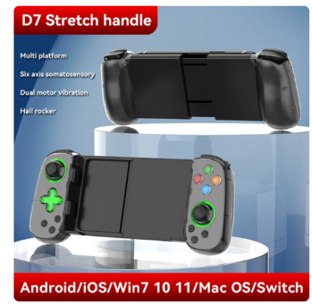 Hot Sale D8 Telescopic Gaming Controller Streaming Gamepad for Tablet Android iOS PS3 PS4 Switch PC Joystick with Hall Trigger 9