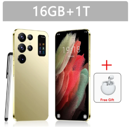 2024 Original S24 Ultra Smartphone 5G 7.0HD 16G+1T Dual Sim Cellphones Android Cell Phone Face Recognition 7000mAh Mobile Phone 9