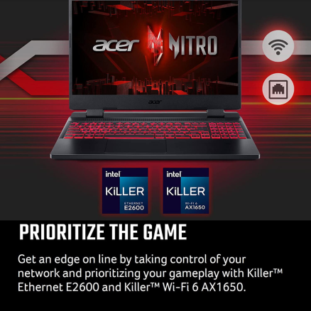 Acer Nitro 5 AN515-58-525P Gaming Laptop | Intel Core I5-12500H | RTX 3050 8