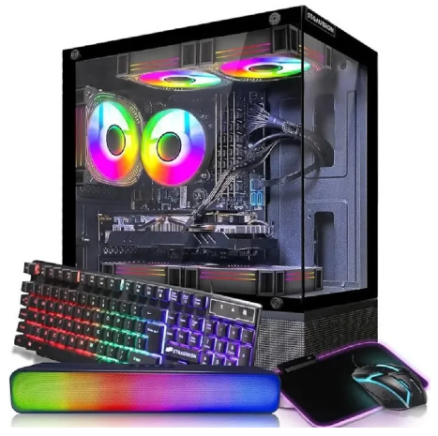 Hot Sale New Design Gaming PC R5 R7 High Configuration I5 I7 I9 Processor Gaming Computer Cases & Towers DIY Assembly Desktop 1