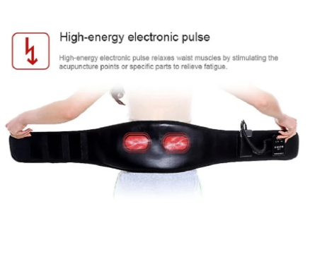 Electronic Muscle Stimulation Electrode Pulse Tens Unit Therapeutic Belt For Lumbar Muscle Strain 1